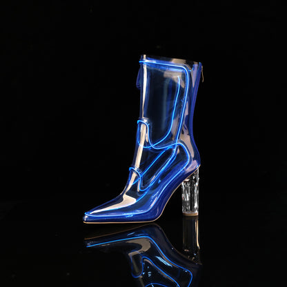 Glow LED boots