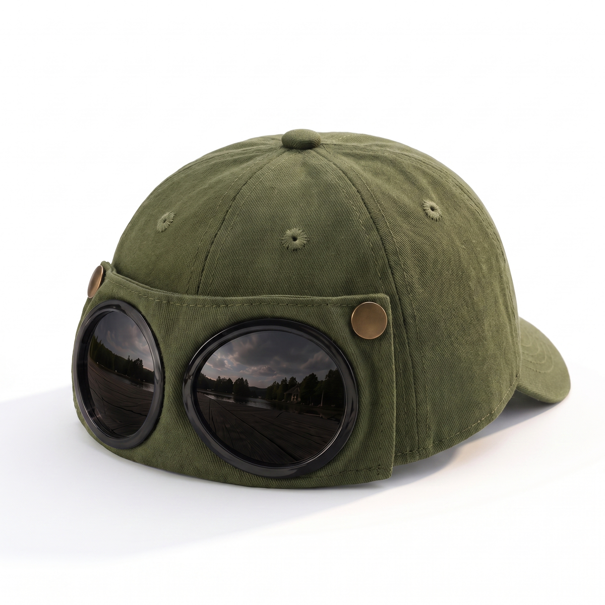 Goggle Fish Cap